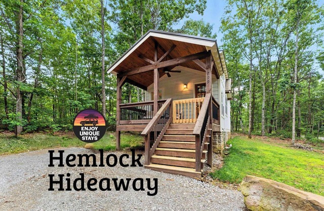 The Hemlock Hideaway tiny home!