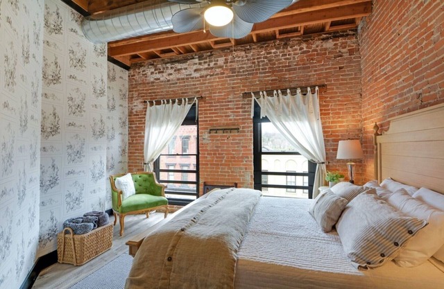 The Loft Suite Sleeps 10! Located overlooking Main Street in downtown Galena, IL