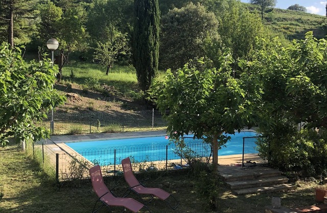 The Mas Cévenol on the edge of the forest