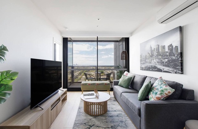 The Monstera Chic Urban Retreat with Shared Pool