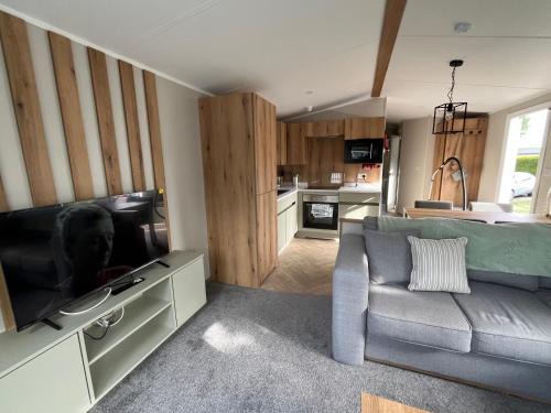 The Orchards modern caravan