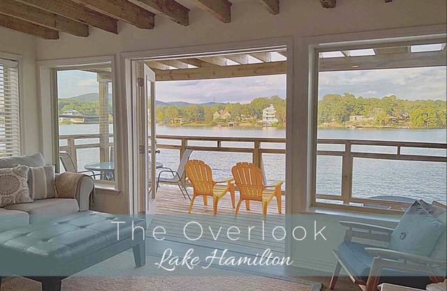 The Overlook at Lake Hamilton - Contemporary Design, Private Deck & Boat Slip!