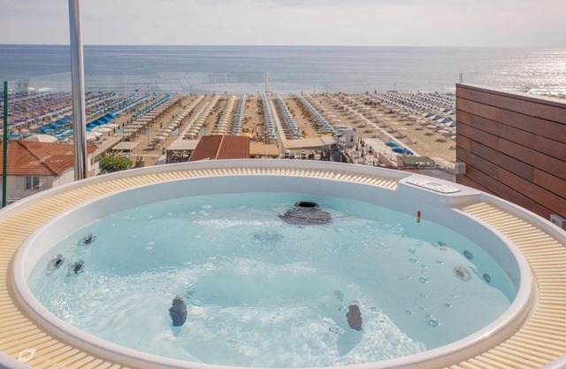 The Penthouse Pier beachfront with private solarium.