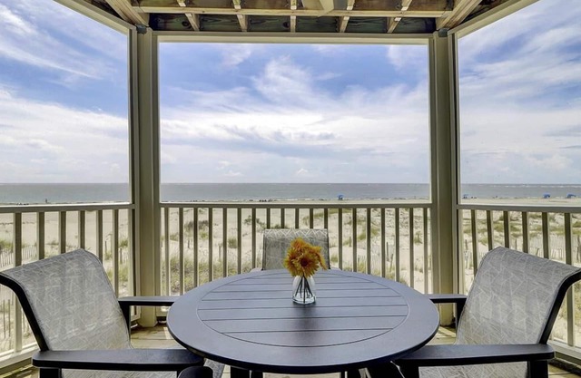 "The View" at 204 F Port O Call|180 degree Oceanfront Views|Large Screen Porch|Updated Kitchen|Pe.