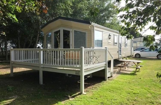 The Winchester luxury pet friendly caravan on Broadland Sands holiday park between Lowestoft and Great Yarmouth