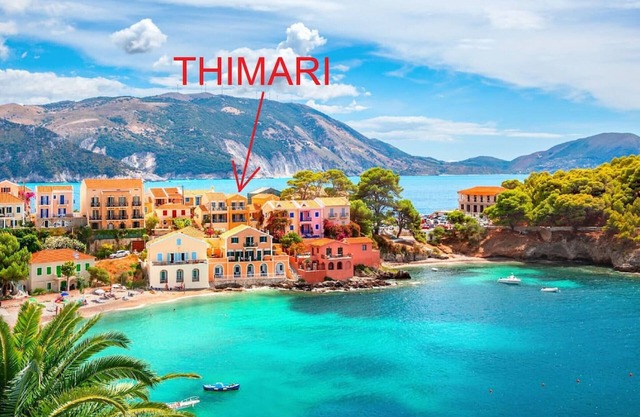 THIMARI. Unique location, one min from the beach!