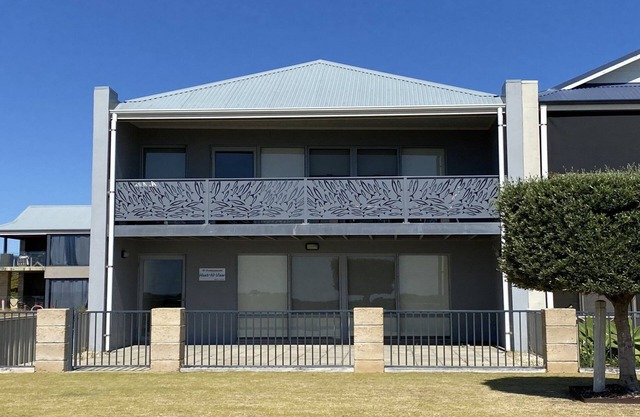 This is a beach front townhouse