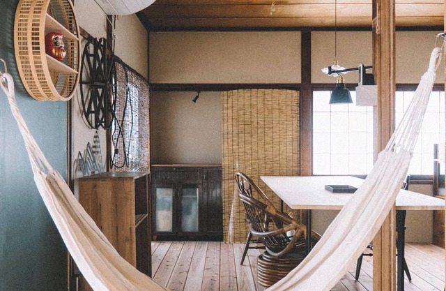 This renovated traditional Japanese house