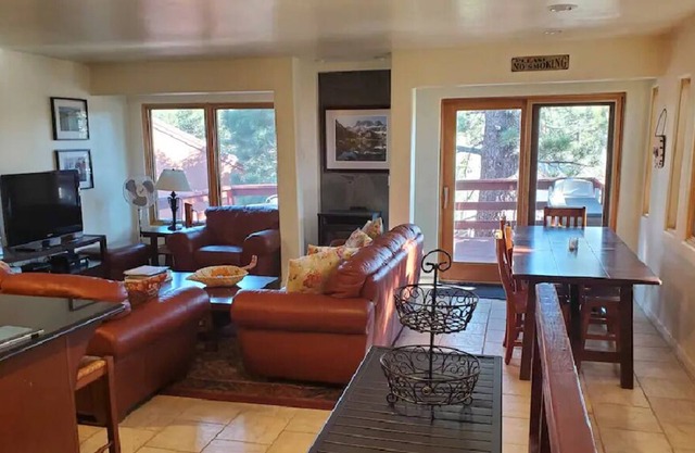 This unit has been beautifully remodeled. It has three bedrooms and two bathrooms and is a two-story unit.