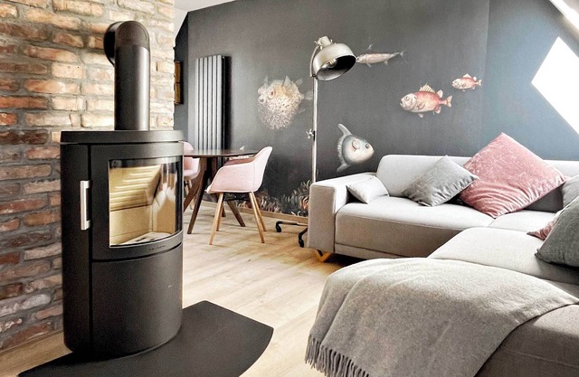 TIDE4 Amrum No. 6 - Modern apartment with fireplace 100m to the sea, dogs welcome