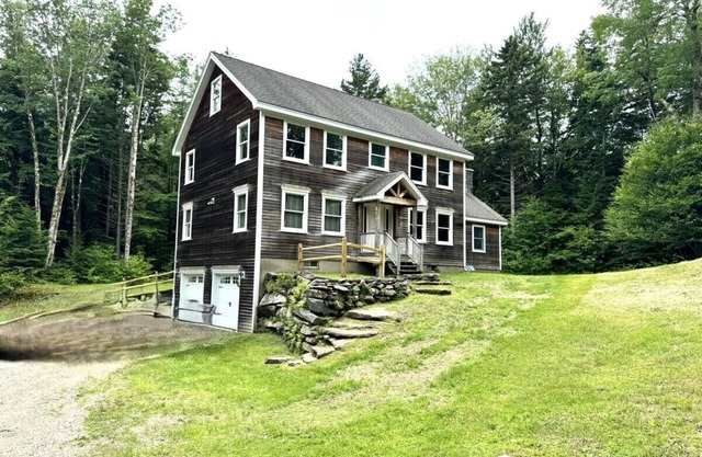 Timber frame home with A/C