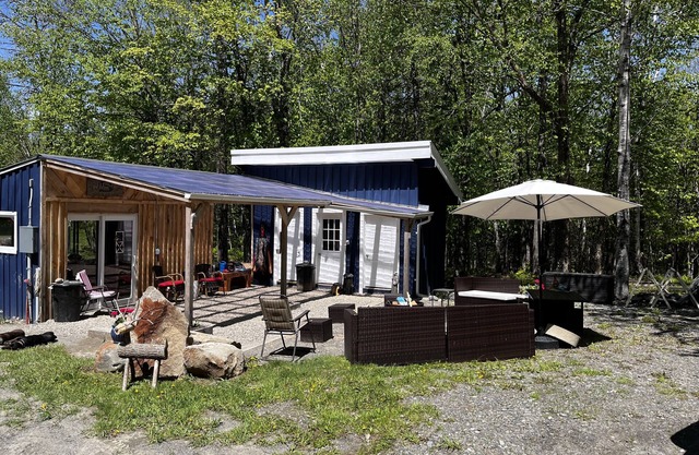 Tiny A Frame with Bohemian flare