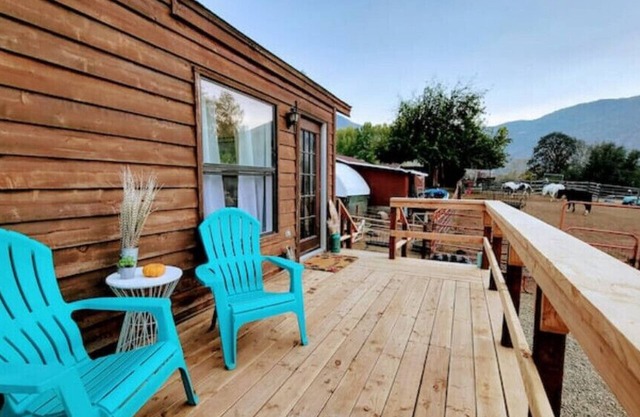 Tiny house experience with horses, goats and pigs. Near Sequoia National Park