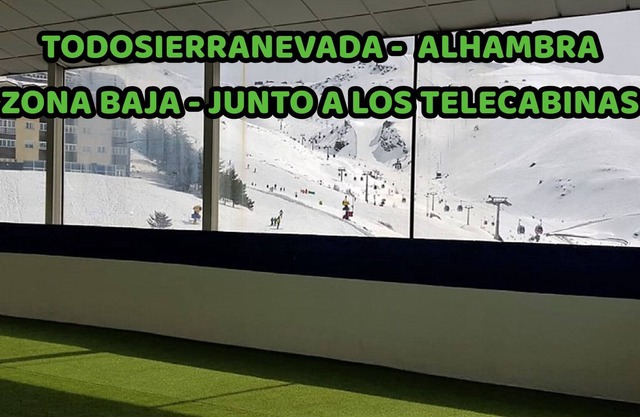 TODOSIERRANEVADA-EDIF. ALHAMBRA WITH WIFI-LOW AREA NEXT TO THE TELECABINES