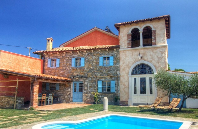 Traditional Istrian villa with a watchtower offering magnificent views