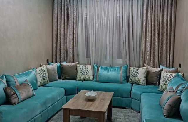 Tranquil 2 bedrooms with salon apartment neargrand stadium Ibn batouta Tanger