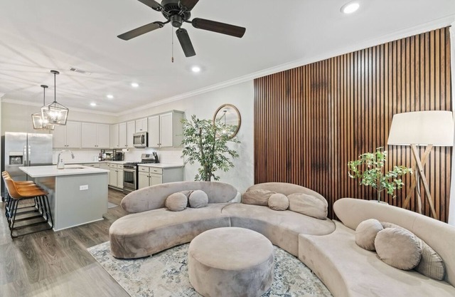 Tranquil 3BR Townhome with Porch, Office & Pool Access Near Auburn