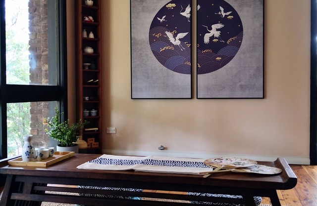 Tranquil getaway zen house with massive Japanese rock garden