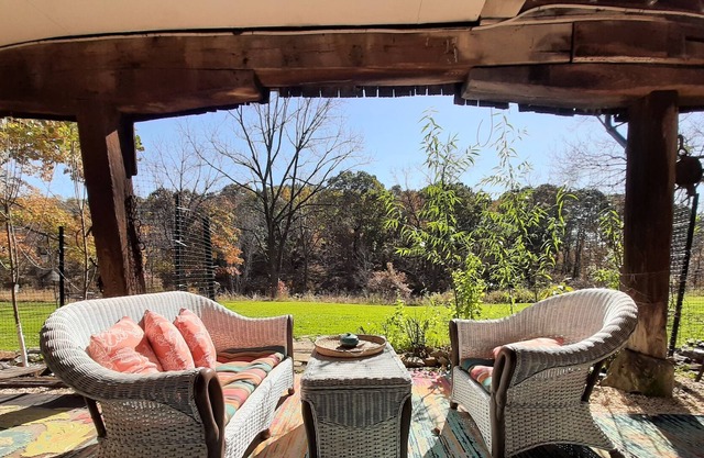 Tranquility and charm in a converted antique barn