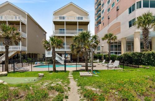 Tropical Dunes II - Cherry Grove Oceanfront home w Pool and Elevator