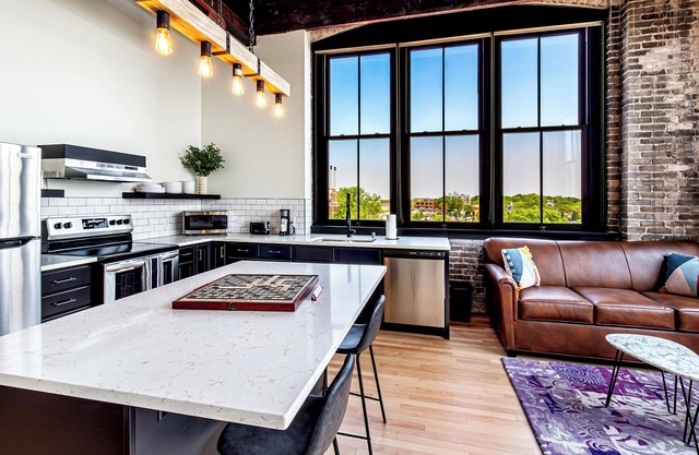 Two bedroom suite with city views in the heart of downtown Madison
