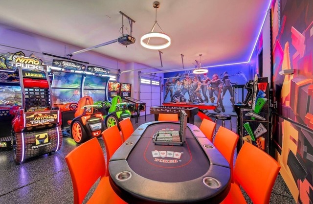 Ultimate Fun Oasis 100K Arcade, Waterslide, Courts