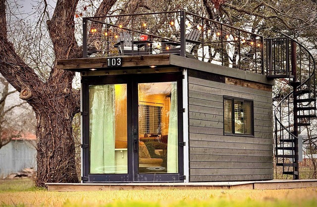 Unique Container Home with Rooftop Deck