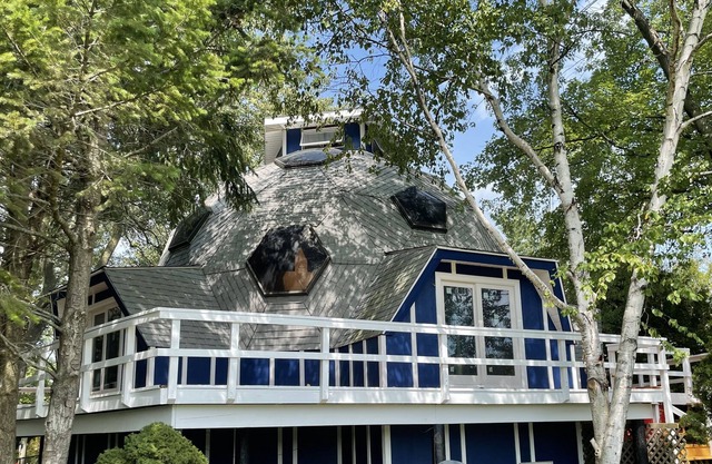 Unique Dome Home Golf Range Experience by the Lake