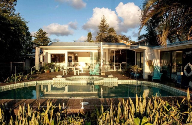 Unique Lagoon Oasis at Beach