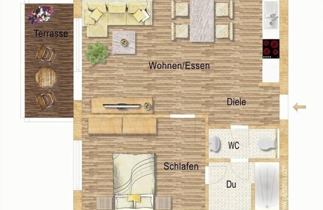 Vacation apartment/apartment for 4 guests with 50m² in Lierschied (127583)
