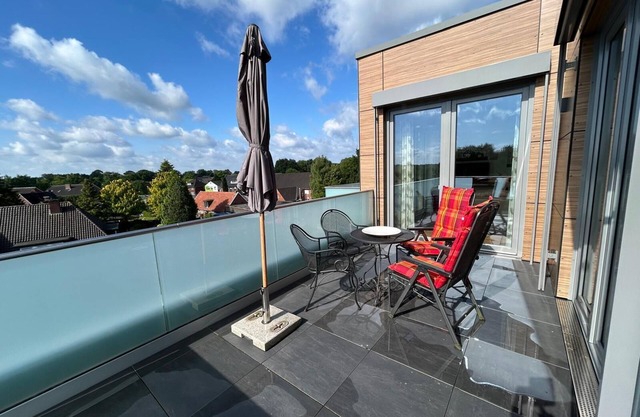 Vacation apartment "Angela" for 3-4 people above the rooftops of Garrel.