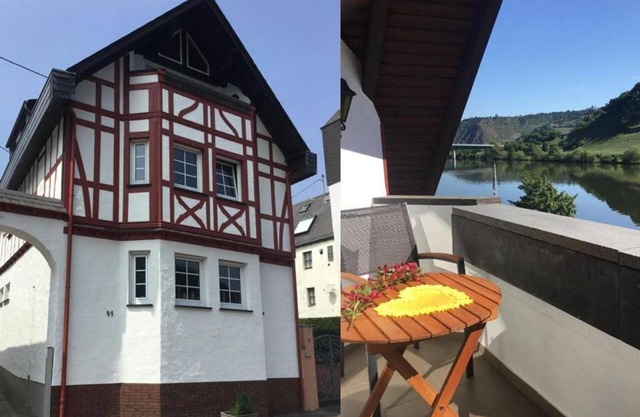 Vacation apartment old half-timbered house "Mutter Mosel" - Holiday apartment with balcony