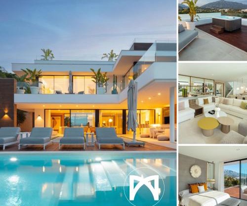 VACATION MARBELLA I Villa Almost Heaven, New Built Villa, Rooftop Jacuzzi, Infinity Heated Pool