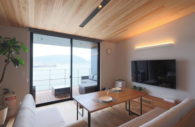 Villa A A private lodging facility with a sauna and a panoramic view of the Kanmon Strait and Kanm/Shimonoseki Yamaguchi
