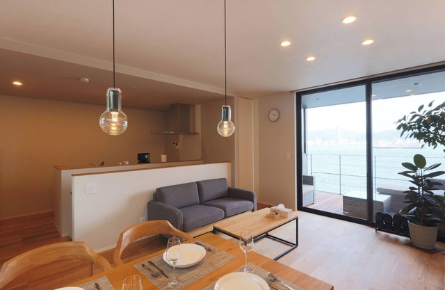 Villa B A private lodging facility with a sauna and a panoramic view of the Kanmon Strait and Kanm/Shimonoseki Yamaguchi
