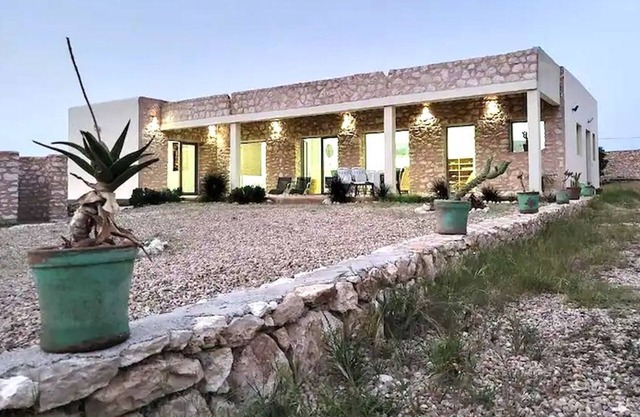 VILLA BOUJMAA IS A QUIET VILLA, LARGE TERRACE AND GARDEN, FIREPLACE, NEAR SEA
