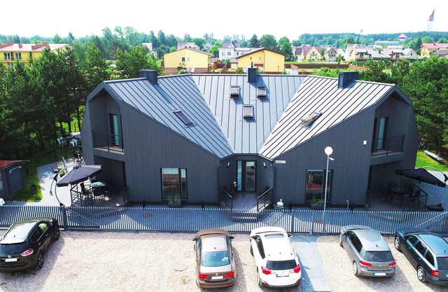 Villa Gulbes Takas is located in the quiet central part of Šventoji.