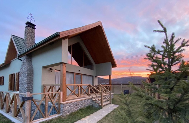 Villa in Abant with a private garden and fireplace
