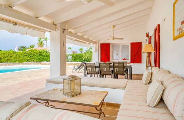 Villa with pool and air conditioning in Cap d´en Font, close to the sea, Menorca