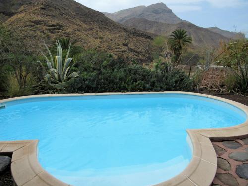 vivelorural Casa en risco de agaete con piscina