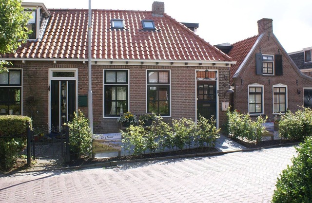 Wadden houses near the Wadden Sea