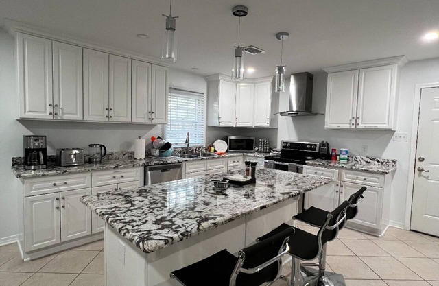 Wake up refreshed in a home that has beautiful scenery and feels like home.