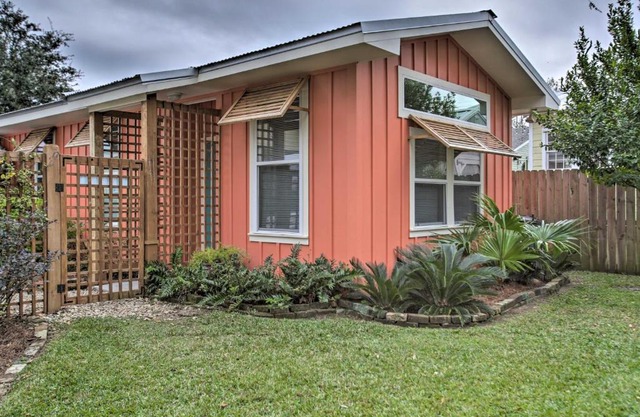 Walk to Beach from Chic Old Town Apartment with Yard