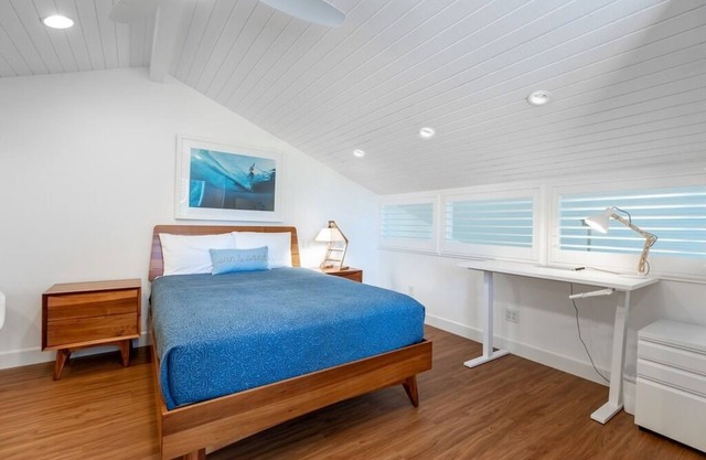 Walk to the beach! North Shore Surf House