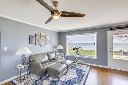 Waterfront Algoma Vacation Rental on Lake Michigan