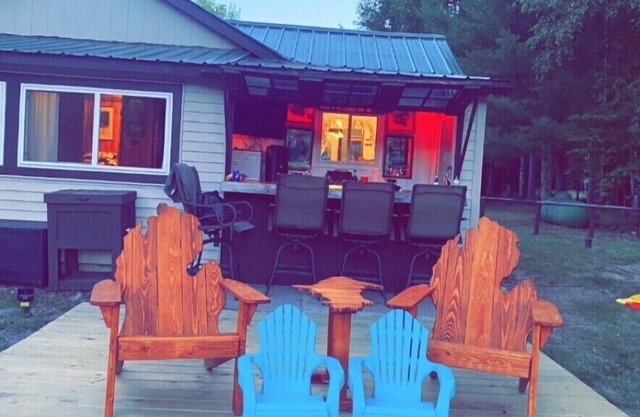 Waterfront Cabin w/Private Dock & Outdoor Bar near Munising/Manistique