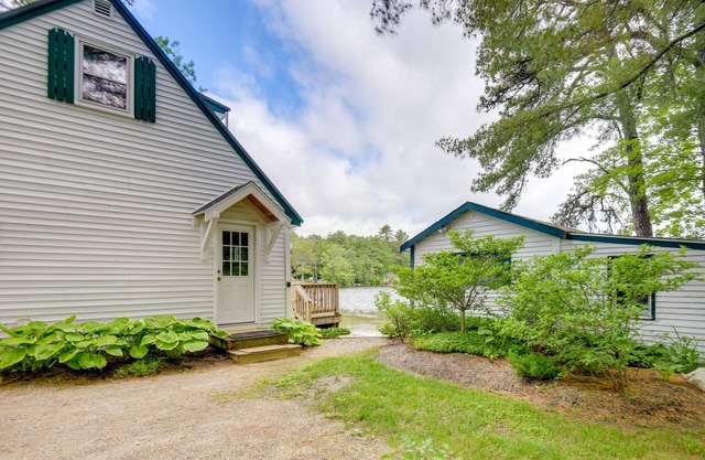 Waterfront Gray Home w/Furnished Deck & Fire Pit!