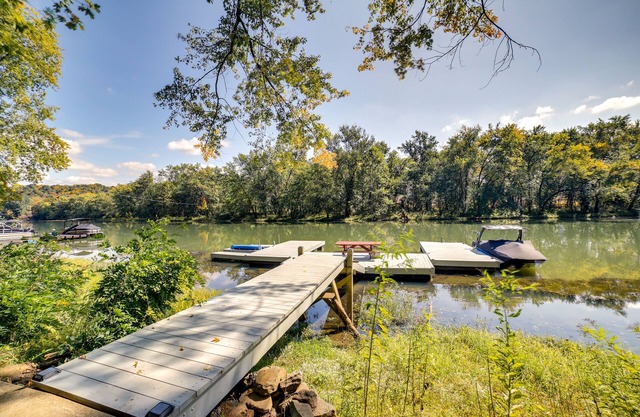 Waterfront Home: Allegheny River Access, Dock Slip