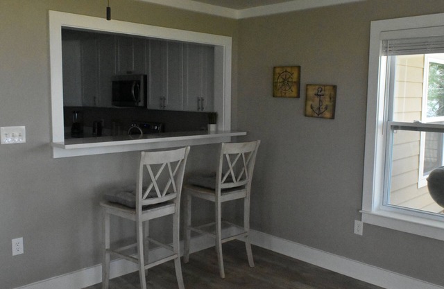 Waterfront house with beautiful views of Perdido Bay facing Florida.