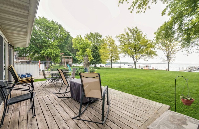 Waterfront Johnson Lake Getaway w/Fire Pit!